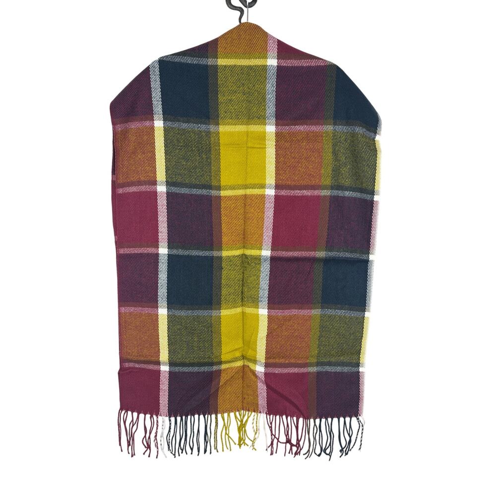 OCT17 Scarf Plaid Fall Scarves One Holidays Everyday Casual Preppy Winter OS